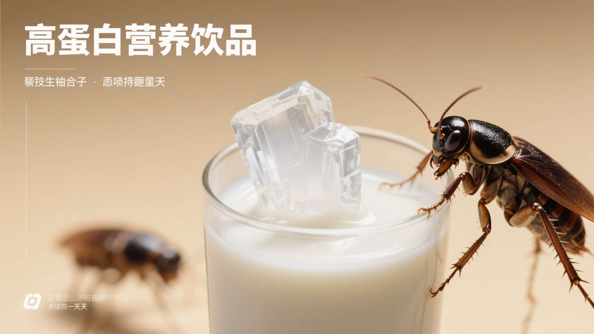 猎奇:蟑螂体内的"超级食物"?营养完爆母乳 你敢吃吗 这意味着,未来某天你喝下的"高蛋白营养饮品",其核心成分或许正是源自对蟑螂奶晶体